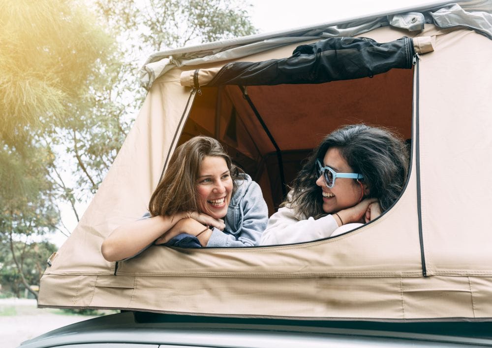Rooftop Tent With Hard Shell