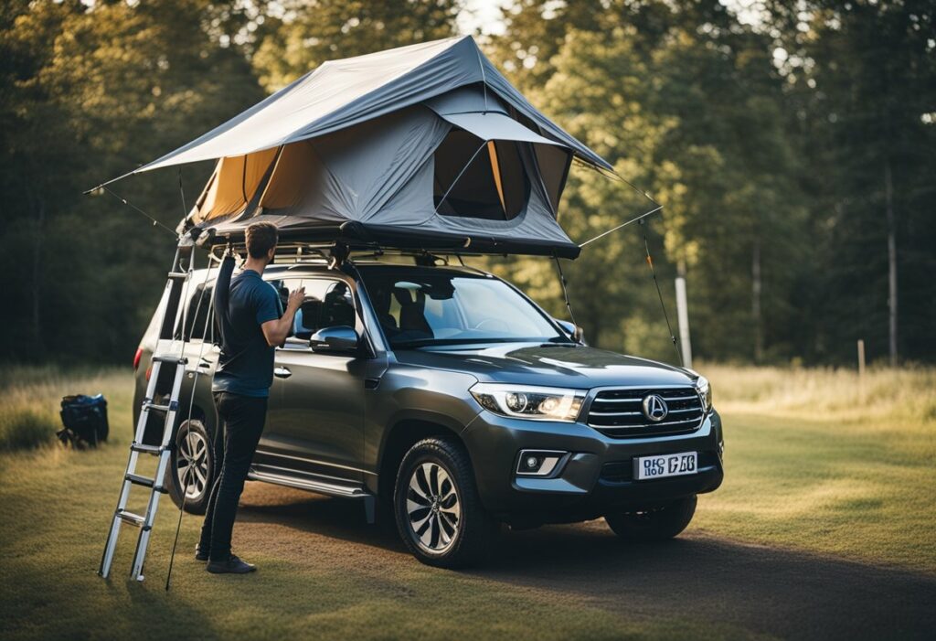 rooftop tent on suv
